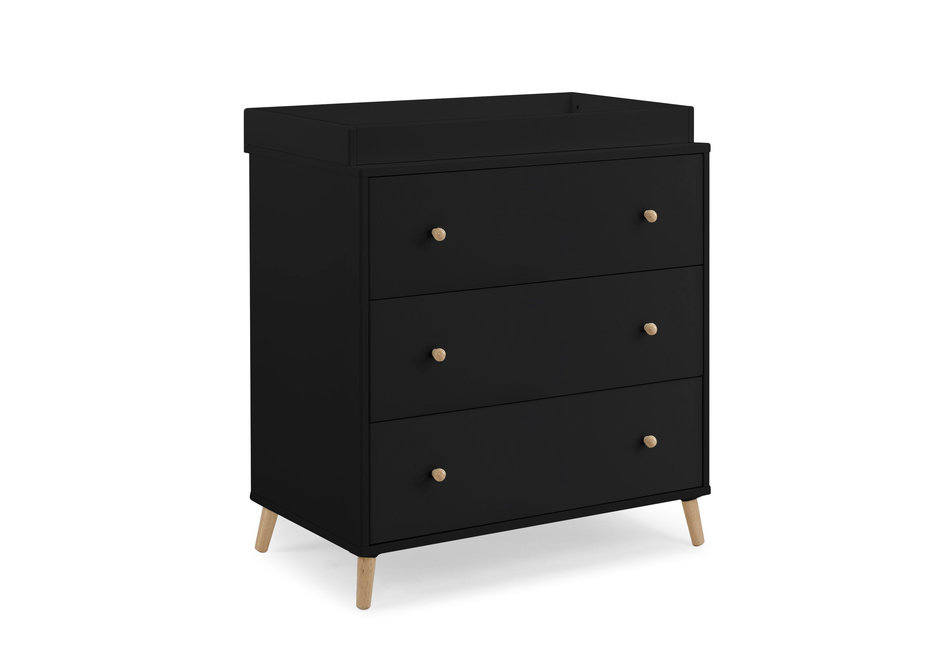 Essex 3 Drawer Dresser - Solid Wood Bedroom Chest of Drawers for Storage | Perfect for Bedroom, Dorm Room & Closet Organization