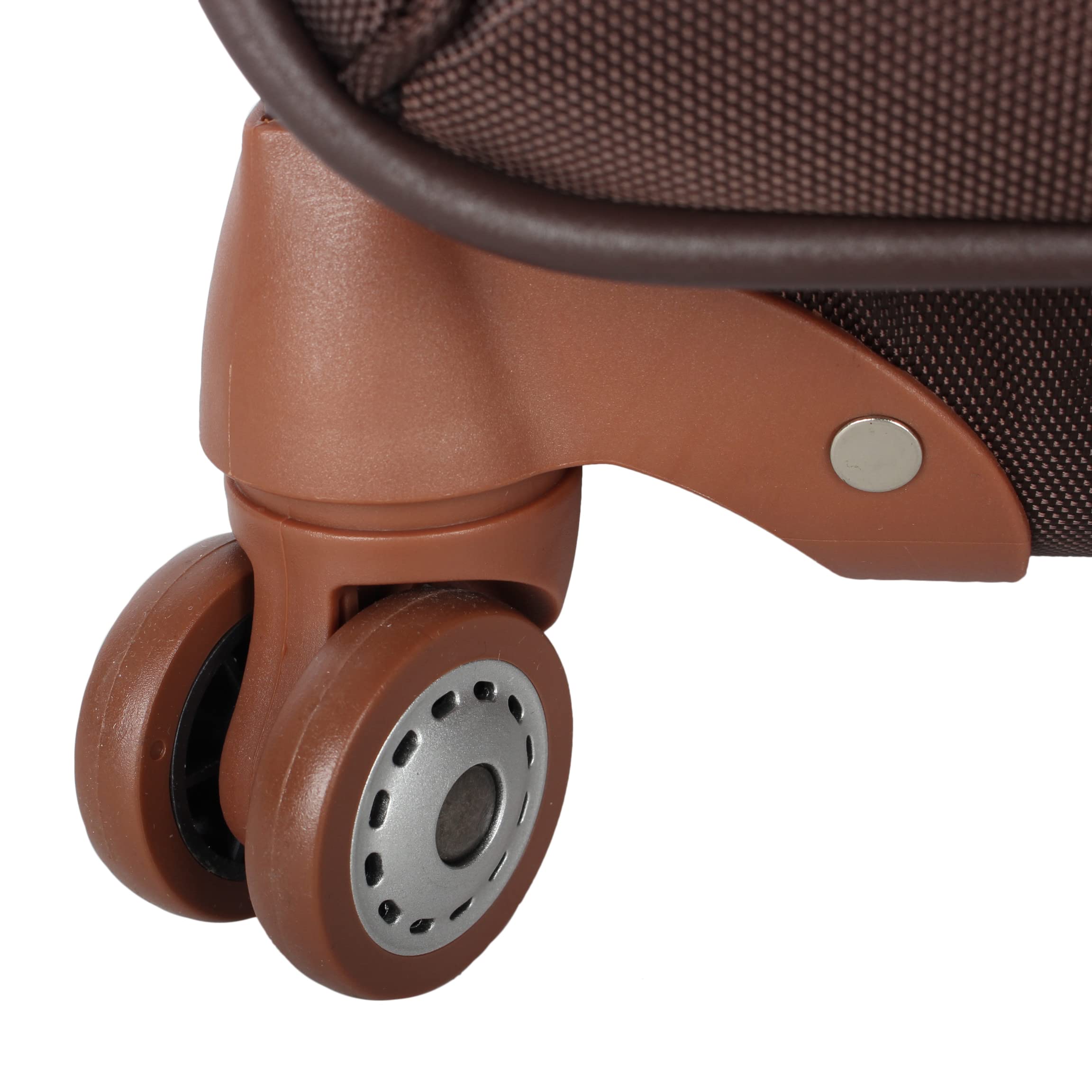 Pathfinder 4-Piece Spinner Luggage Set with Telescoping Handle - Chocolate Brown Hardshell Suitcase for Travel, Business Trips & Vacations - Lightweight & Durable Spinner Wheels