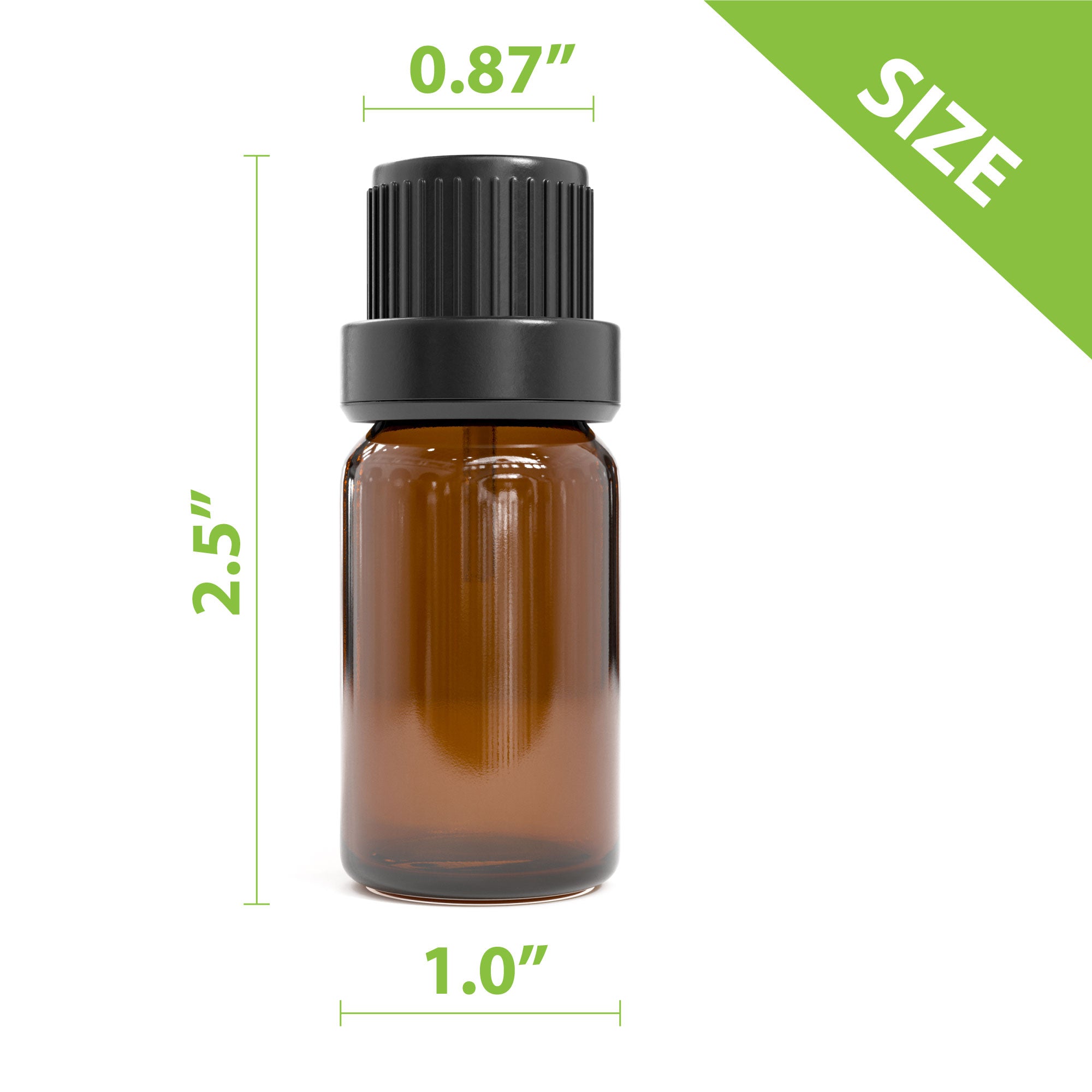 10mL Essential Oil Bottles with Caps & Euro Droppers - Perfect for DIY Aromatherapy, Perfume Making, and Travel Size Liquids