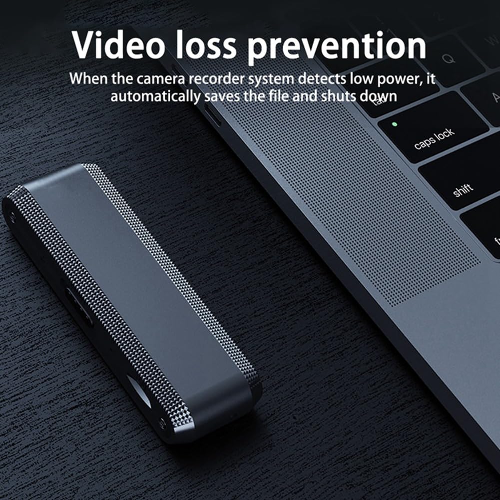 FLCIVSH HD 1080P Mini Spy Camera Pen - Night Vision, Motion Detection, Small Hidden Body Camera for Home Security, Office Surveillance & Secret Recording (DVR Camcorder) - Perfect for Covert Monitoring, Nanny Cams & Evidence Collection