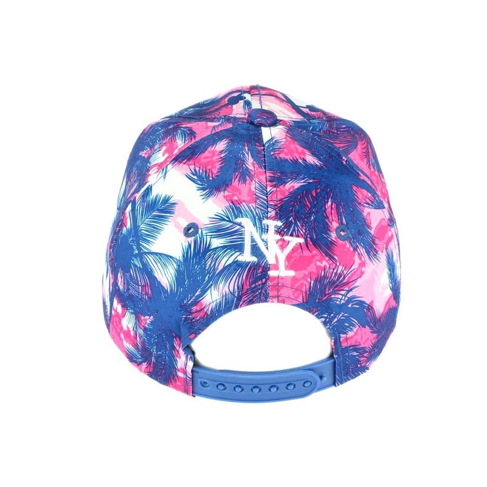 Hip Hop Honor Baseball Cap - Tropical Rose & Blue Unisex Hat for Men and Women | Streetwear Fashion, Hip Hop Style, Casual Wear