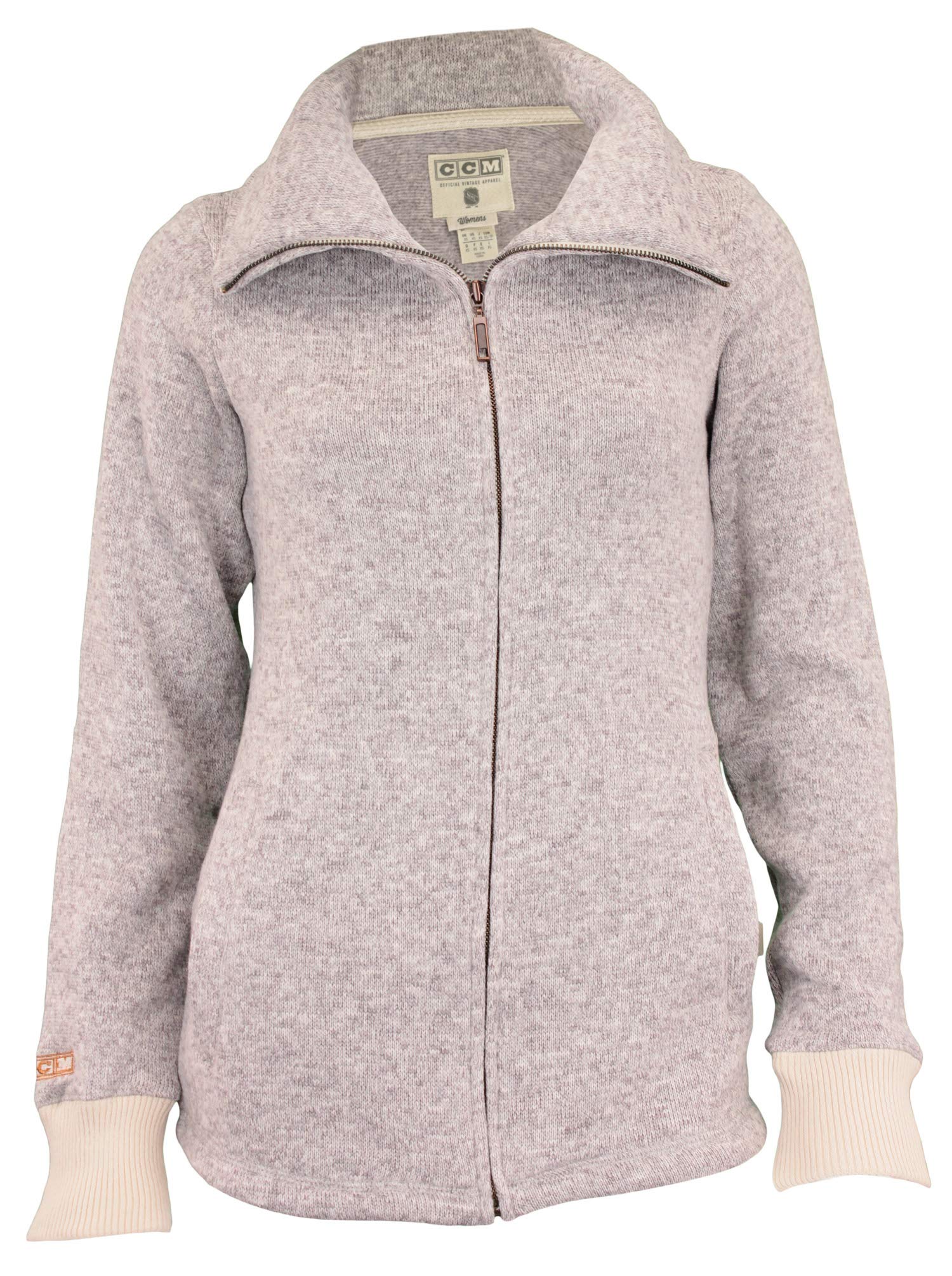 CCM Women's Paper Fleece Track Jacket - Lightweight Running Jacket for Women, Size S-XXL | Perfect for Jogging, Gym Workouts & Outdoor Activities