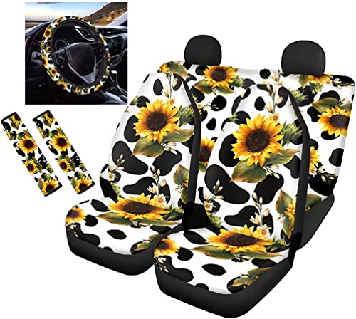 sunflower cow pattern