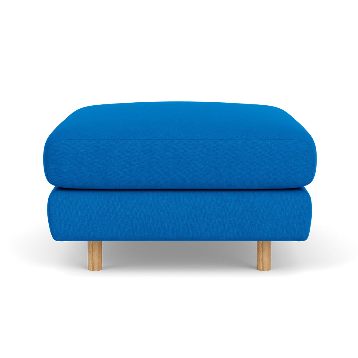 Dylan Fabric Ottoman - Soft and Stylish Footrest, Storage Bench, Living Room Accent Piece - Perfect for Small Spaces, Bedroom, or Lounge Area