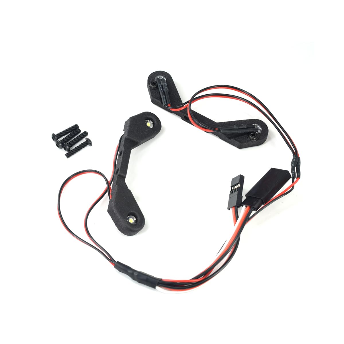 1/18 Granite Grom LED Light Kit - Red & White Front & Rear RC Lights for Arrma 1/18 Granite Grom Crawler Car Upgrade - Perfect for Night Driving and Off-Road Adventures