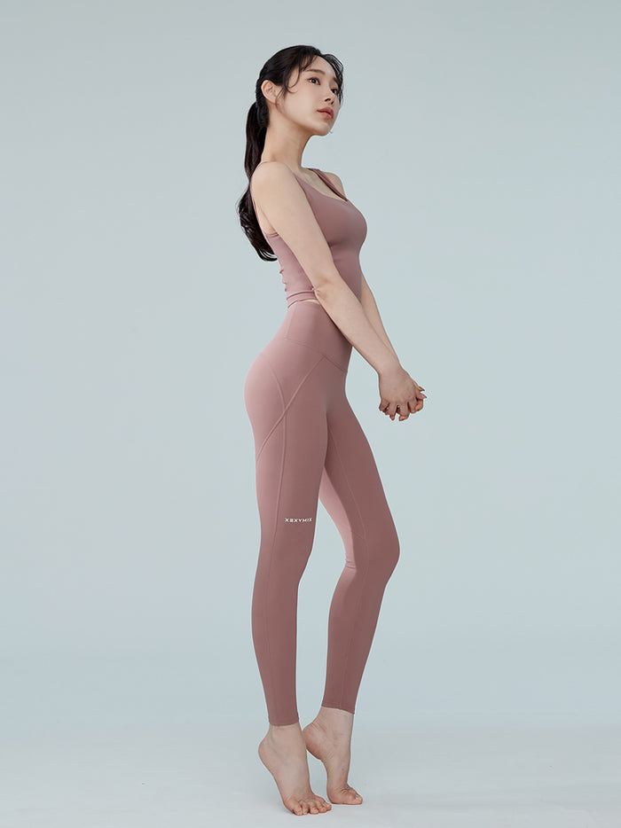Black Label 380N High Waist Yoga Leggings for Women - Tummy Control Workout Pants - Comfortable & Stretchy for Gym, Running, Pilates & Lounge Wear