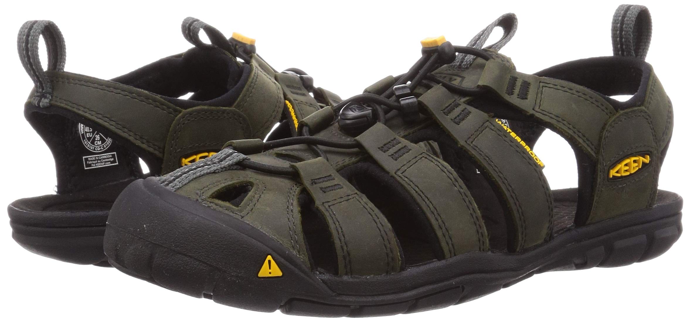 KEEN Men's Clearwater CNX Lightweight Water Shoes - Breathable Quick-Dry Hiking Sandals for Outdoor Adventures, Beach, Pool & Water Sports
