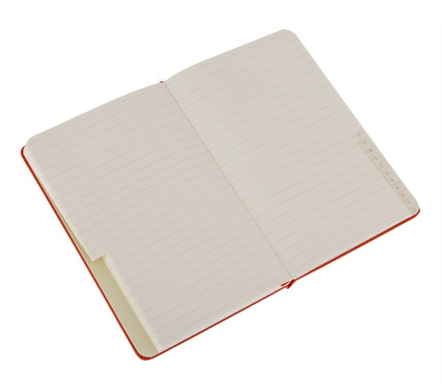 Moleskine Classic Ruled Notebook & Address Book - Hard Cover Journal for Writing, Note Taking & Organizing - Perfect for Work, School & Travel