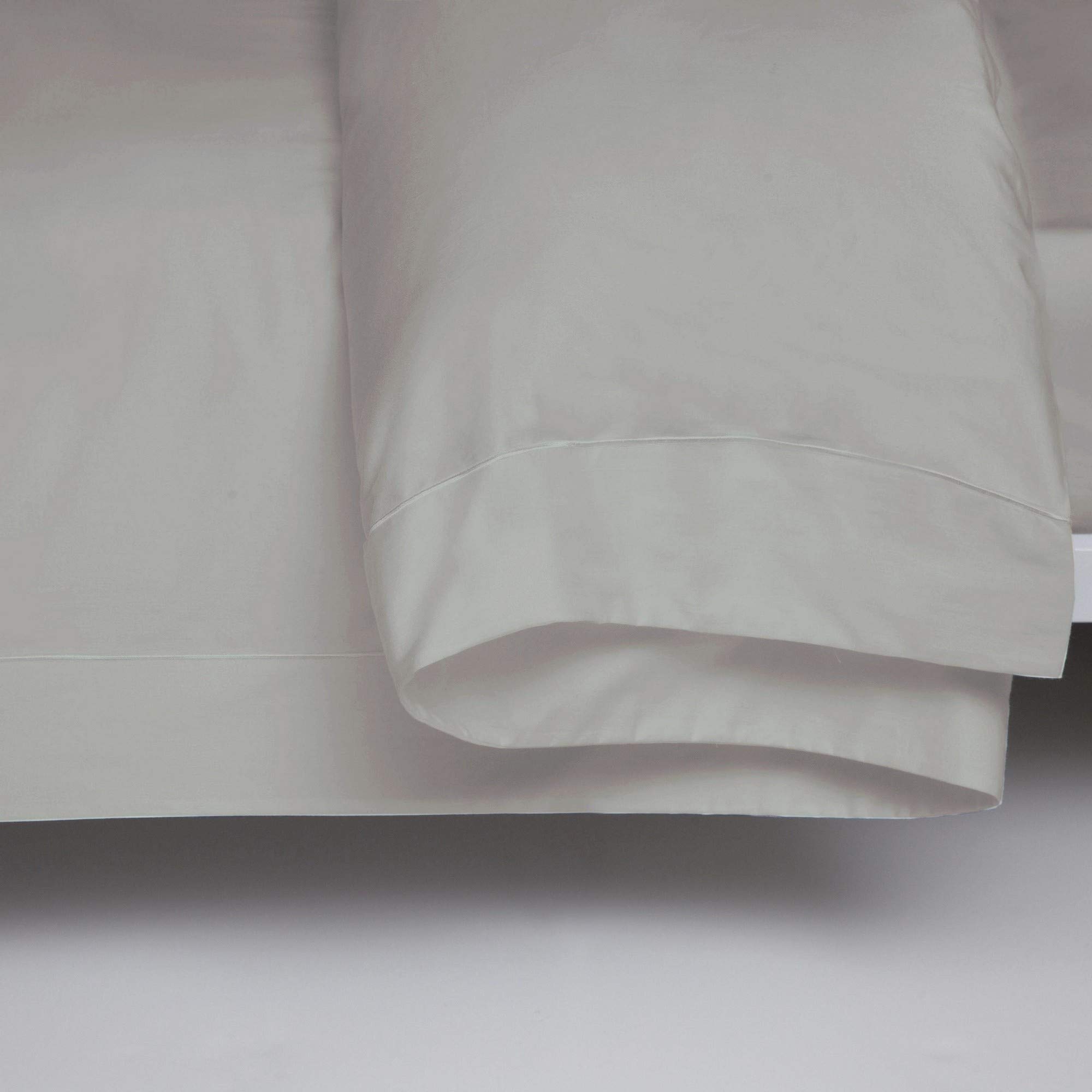 Belledorm 400 Thread Count Egyptian Cotton Oxford Duvet Cover Set - Twin Size, Duck Egg Blue - Luxury Bedding for Hotels, Guest Rooms & Master Bedrooms