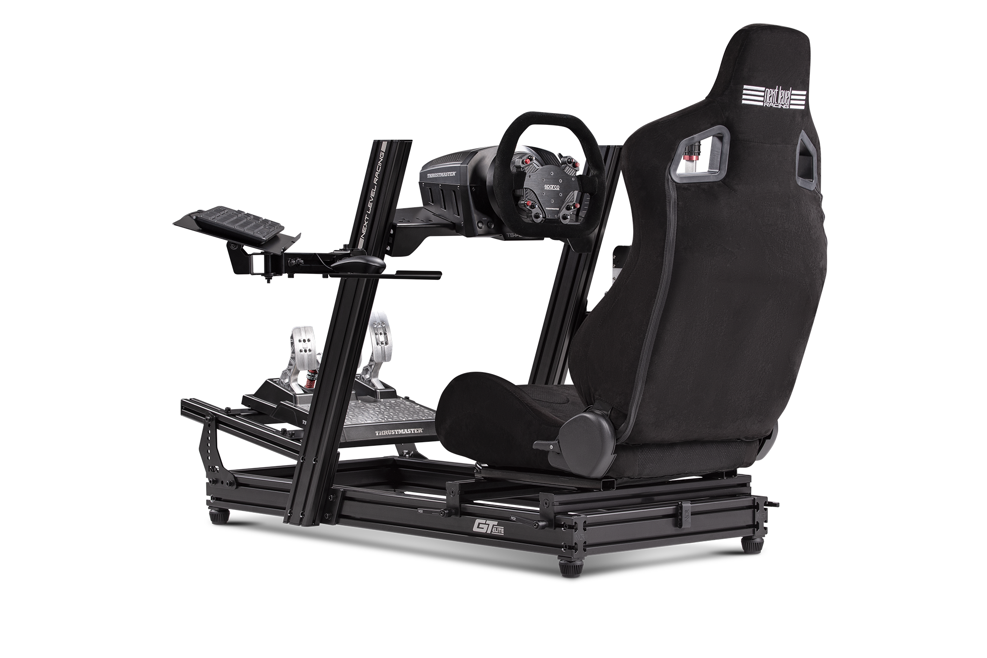 Next Level Racing GTElite Keyboard and Mouse Tray - Adjustable Gaming Cockpit Accessory for PC & Console Racing Simulators | Perfect for Flight Sims and Office Workstations