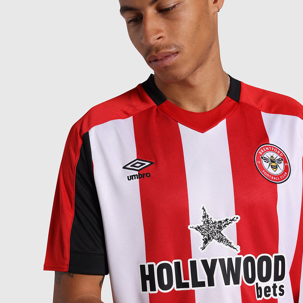Brentford FC 23/25 Home Jersey - Official Football Shirt for Men & Women - Perfect for Match Days & Fan Support