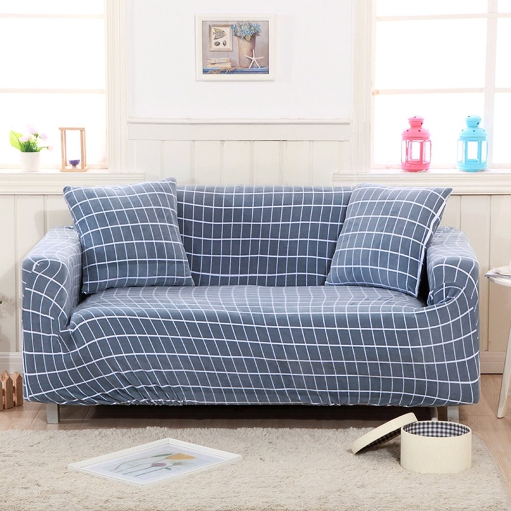 Premium Thickened Furniture Protector - High Elasticity Sofa Slipcover, Plush Couch Cover for 1-Seater (35