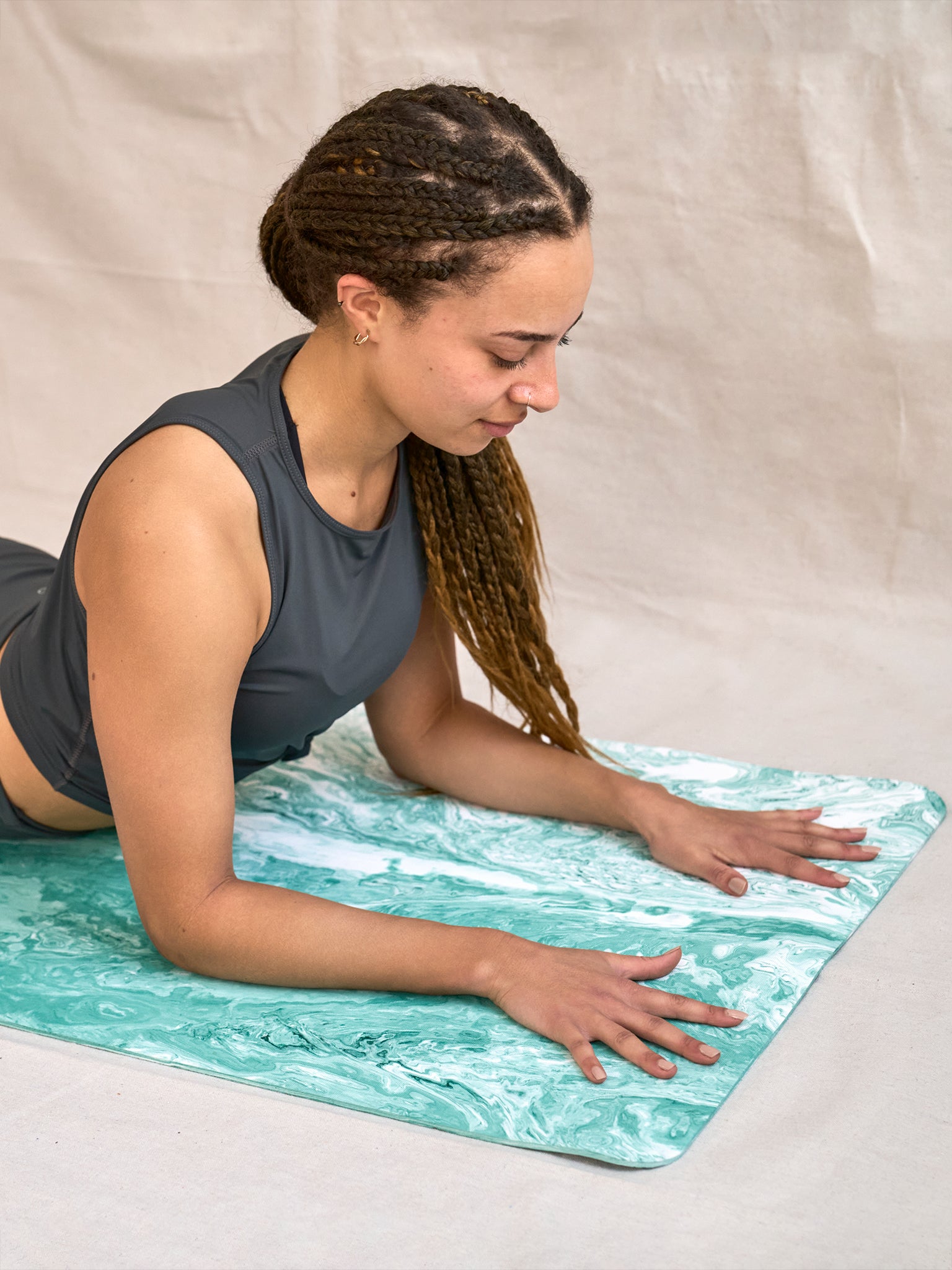 Yogamatters Aqua Evolve Yoga Mat - Non-Slip Eco-Friendly Exercise Mat for Yoga, Pilates & Home Workouts - Perfect for Hot Yoga, Studio Sessions & Travel