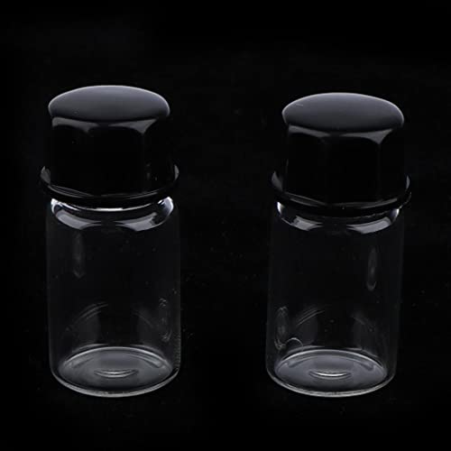 20Pcs 3ml Glass Bottles with Screw Caps - Small Empty Vials for Essential Oils, Serums, Perfume, DIY Beauty Products - Perfect for Travel, Sample Storage & Crafting