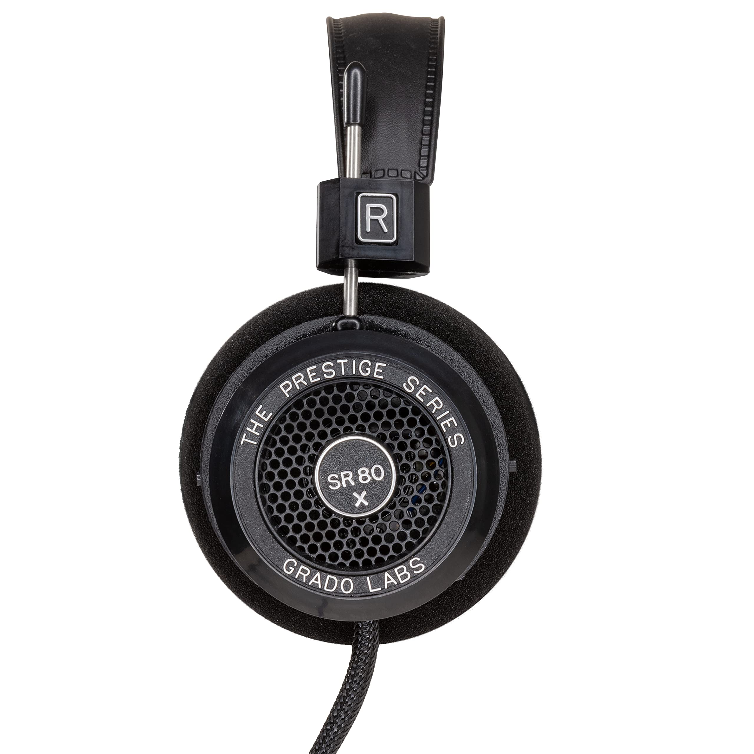 GRADO SR80x Prestige Series Open-Back Wired Headphones - High-Fidelity Stereo Sound for Audiophiles, Home Listening & Studio Monitoring