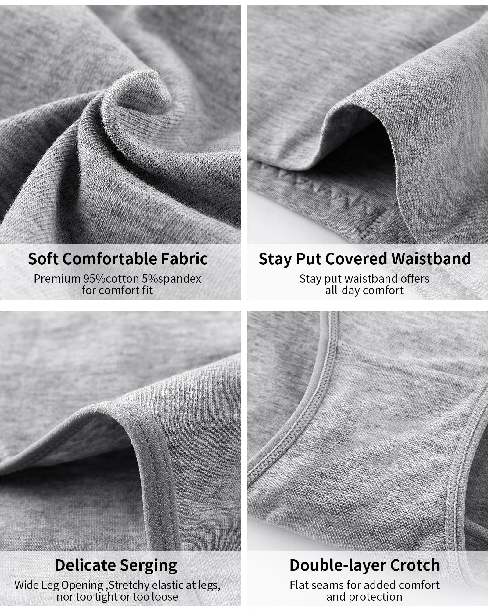 CULAYII High Waisted Cotton Underwear for Women - Tummy Control Postpartum Panties, Breathable Full Coverage Ladies Briefs - Perfect for Maternity, Postpartum Recovery & Everyday Comfort