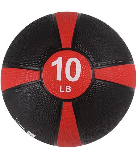 Body Sport 10lb Medicine Ball for Strength Training, CrossFit, and Home Workouts - Perfect for Gym, Fitness, and Rehabilitation Exercises