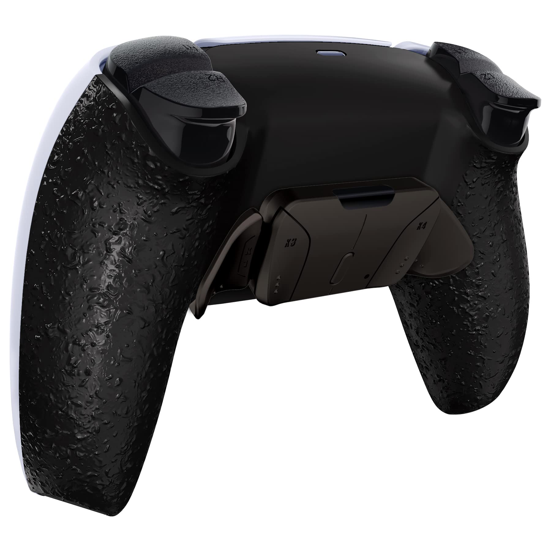 eXtremeRate RISE4 Programmable Remap Kit for PS5 Controller BDM-010/020 - 4 Metal Back Buttons & Anti-Slip Cover | Perfect for Competitive Gaming & Custom Controls