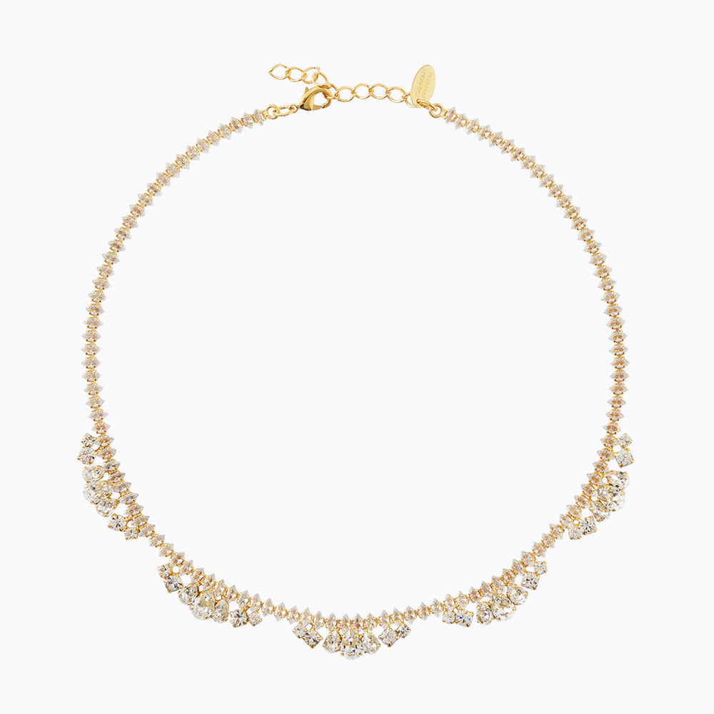 I Choose You Crystal Necklace - Elegant Jewelry Gift for Her, Perfect for Valentine's Day, Anniversary & Romantic Occasions