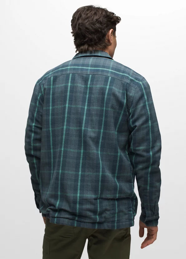 Premium Men's Copper Skies Lined Flannel Shirt - Soft & Warm Plaid Flannel for Fall & Winter - Perfect for Outdoor Camping, Hiking & Casual Wear