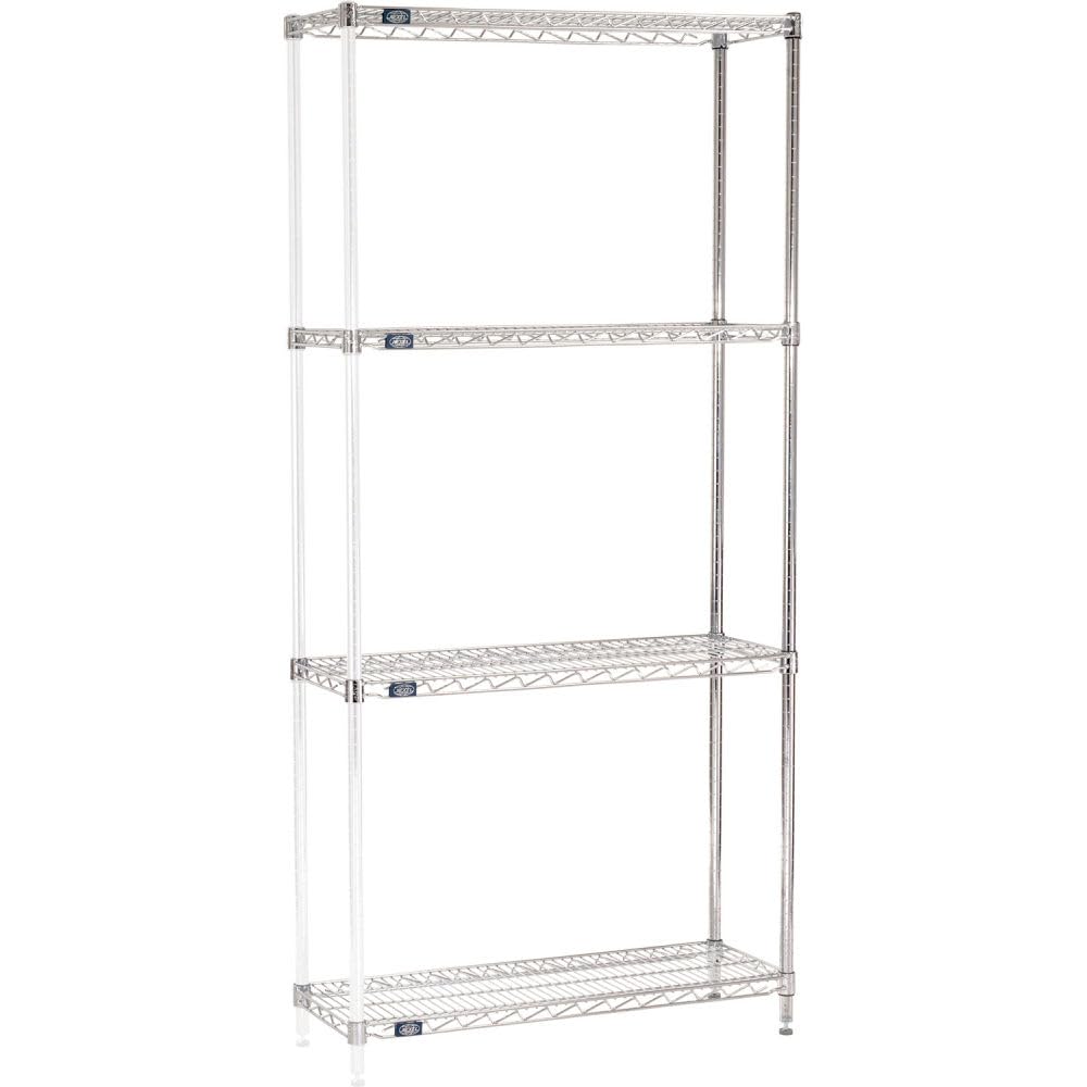 Nexel Chrome Wire Shelving 36
