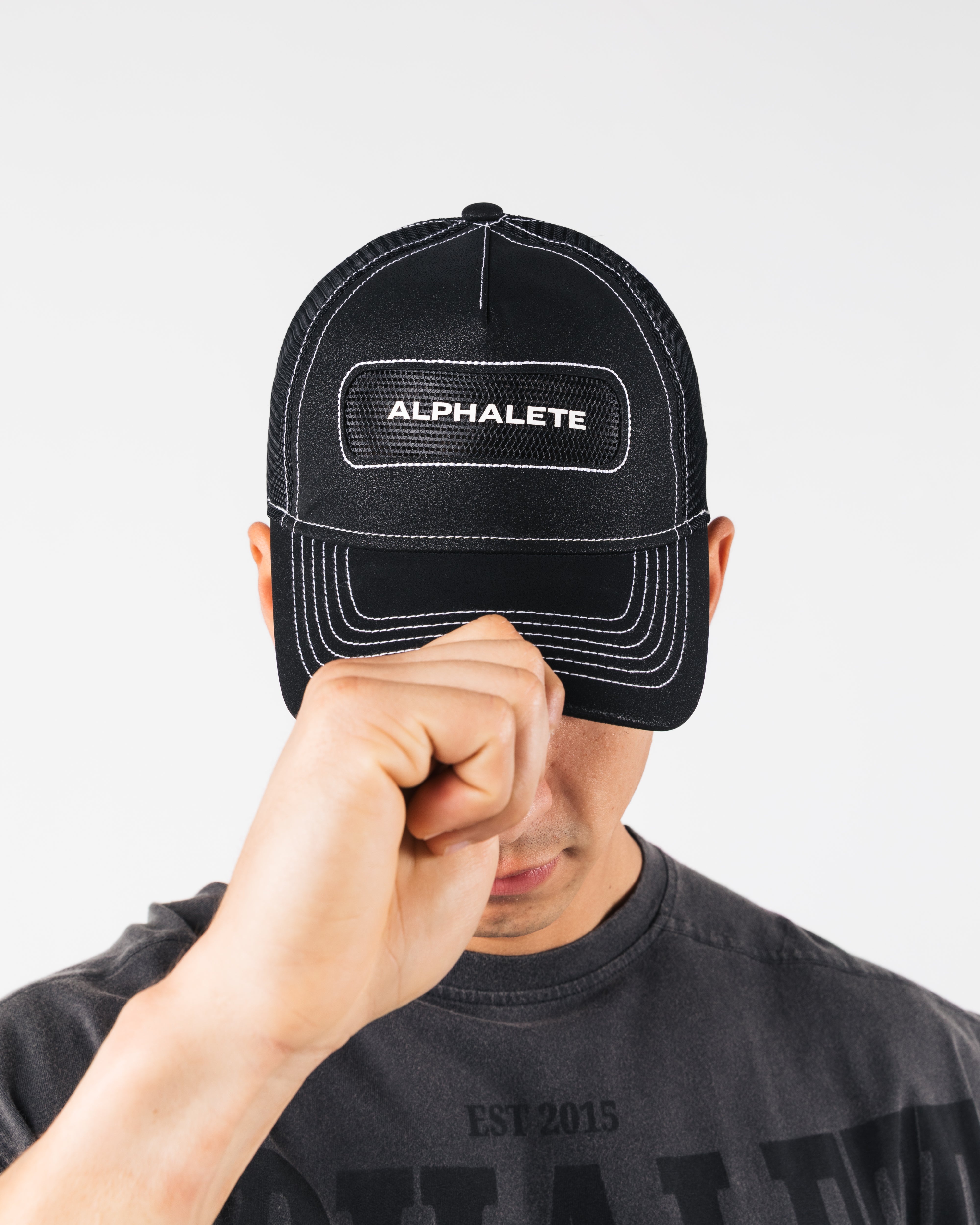 Core Trucker Hat - Black Adjustable Baseball Cap for Men & Women | Perfect for Outdoor Activities, Sports, and Casual Wear