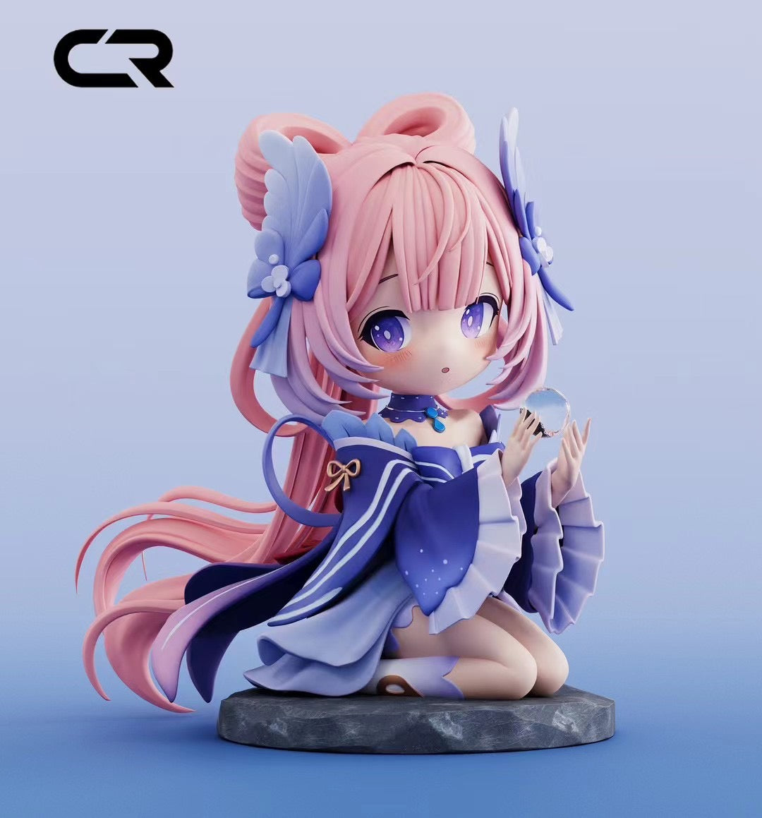 Genshin Impact Q Version Sangonomiya Kokomi Plush Doll - Cute Anime Character Collectible for Fans | Perfect for Home Decor, Gaming Room, and Gift Giving