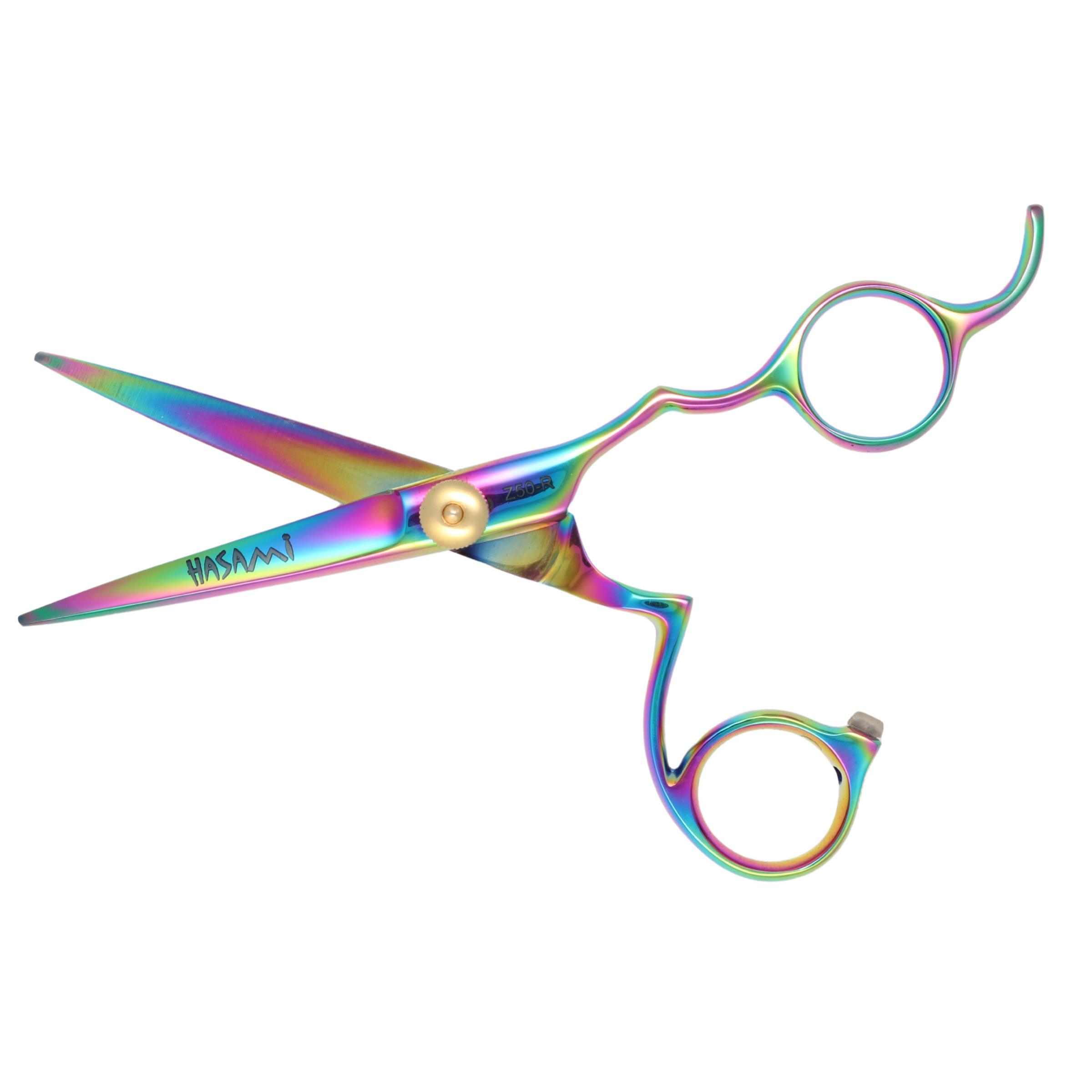 Professional 5 Inch Hair Cutting Scissors - Titanium Coated Right-Handed Shears Z50R | Perfect for Salon Stylists, Barbers & Home Haircuts
