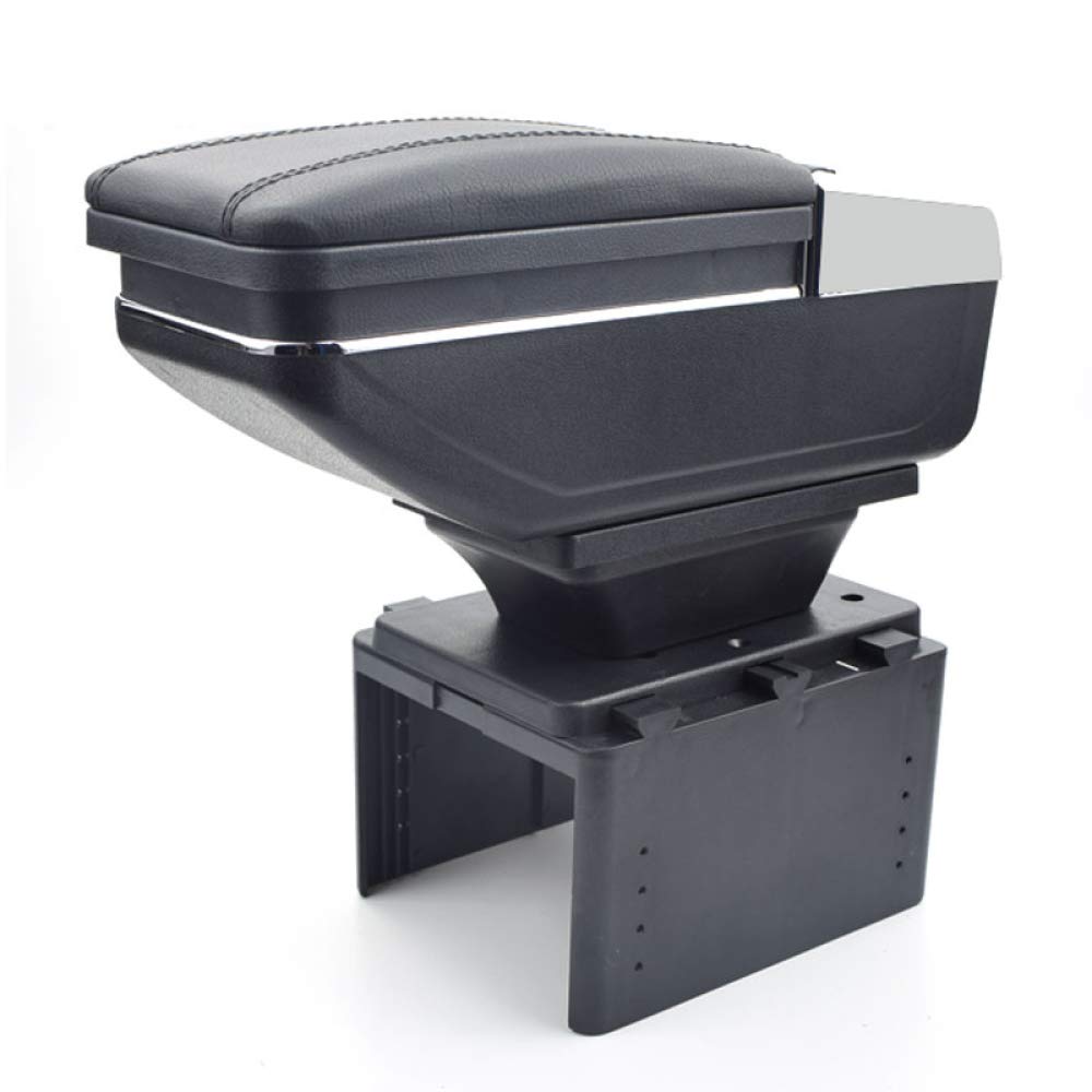 PAZFVY Car Armrest Storage Box with USB Port for 2010 Toyota FJ Cruiser - Center Console Organizer for Interior Accessories | Perfect for Road Trips & Daily Commutes