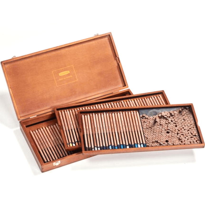 100 Derwent Lightfast Colored Pencils Professional Wooden Box Set - 100 Premium Lightfast Artist Pencils for Drawing, Sketching & Coloring - Perfect for Professional Artists, Illustrators & Adult Coloring Books