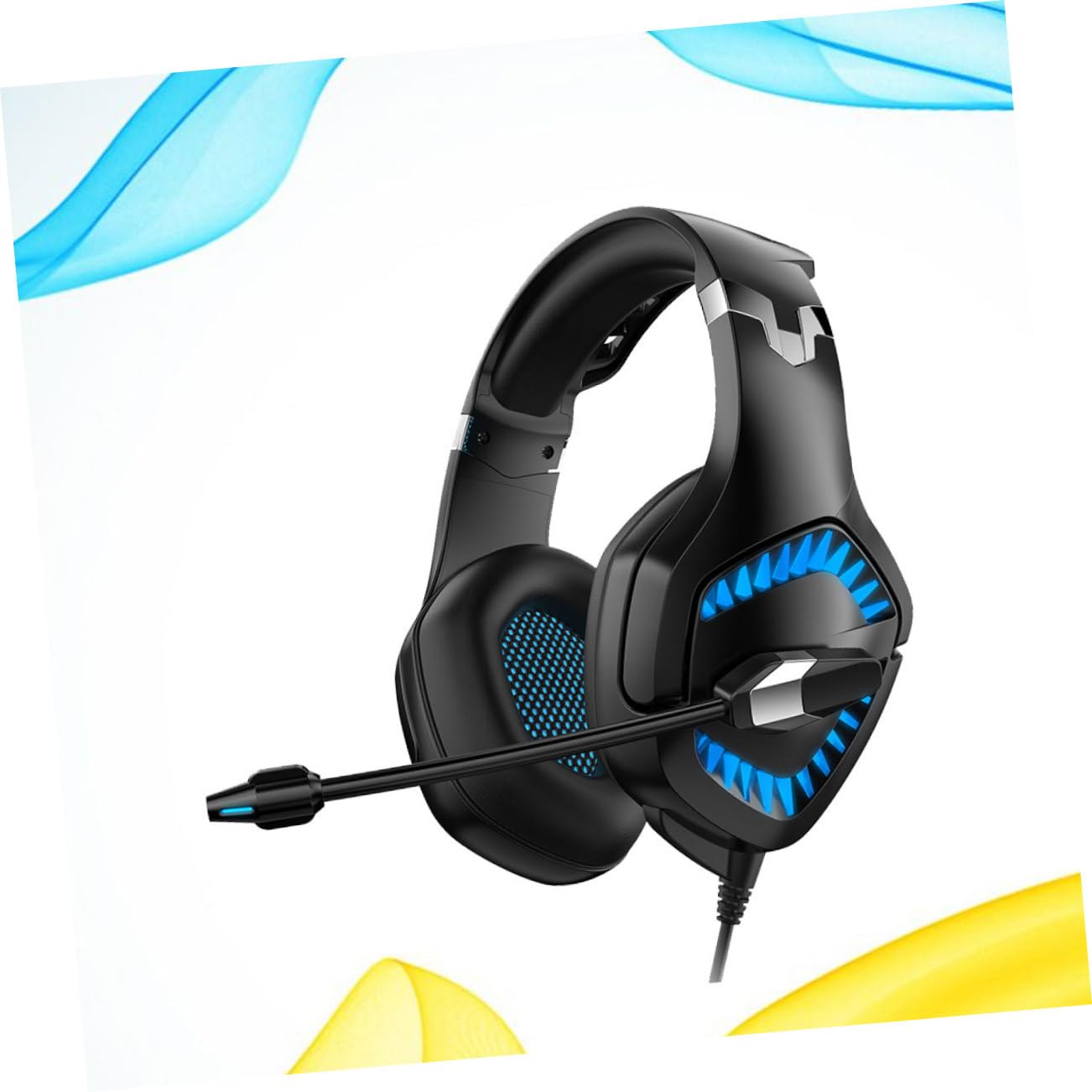 BIUDECO Gaming Headphones with Noise Cancelling Microphone, Soft Headband for PC/PS5/Xbox - Perfect for Online Gaming, Streaming & Work Calls