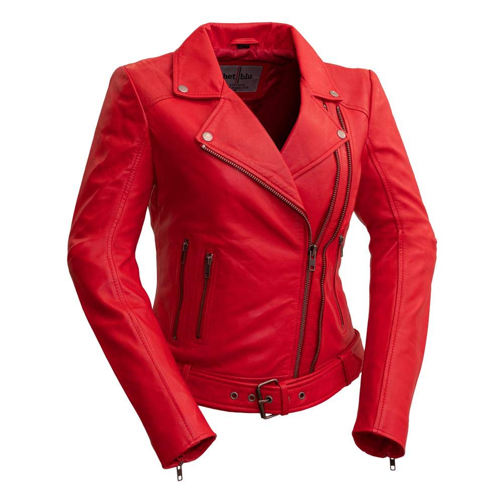 Chloe Women's Genuine Leather Jacket - Stylish & Durable Outerwear for Casual, Work & Night Out