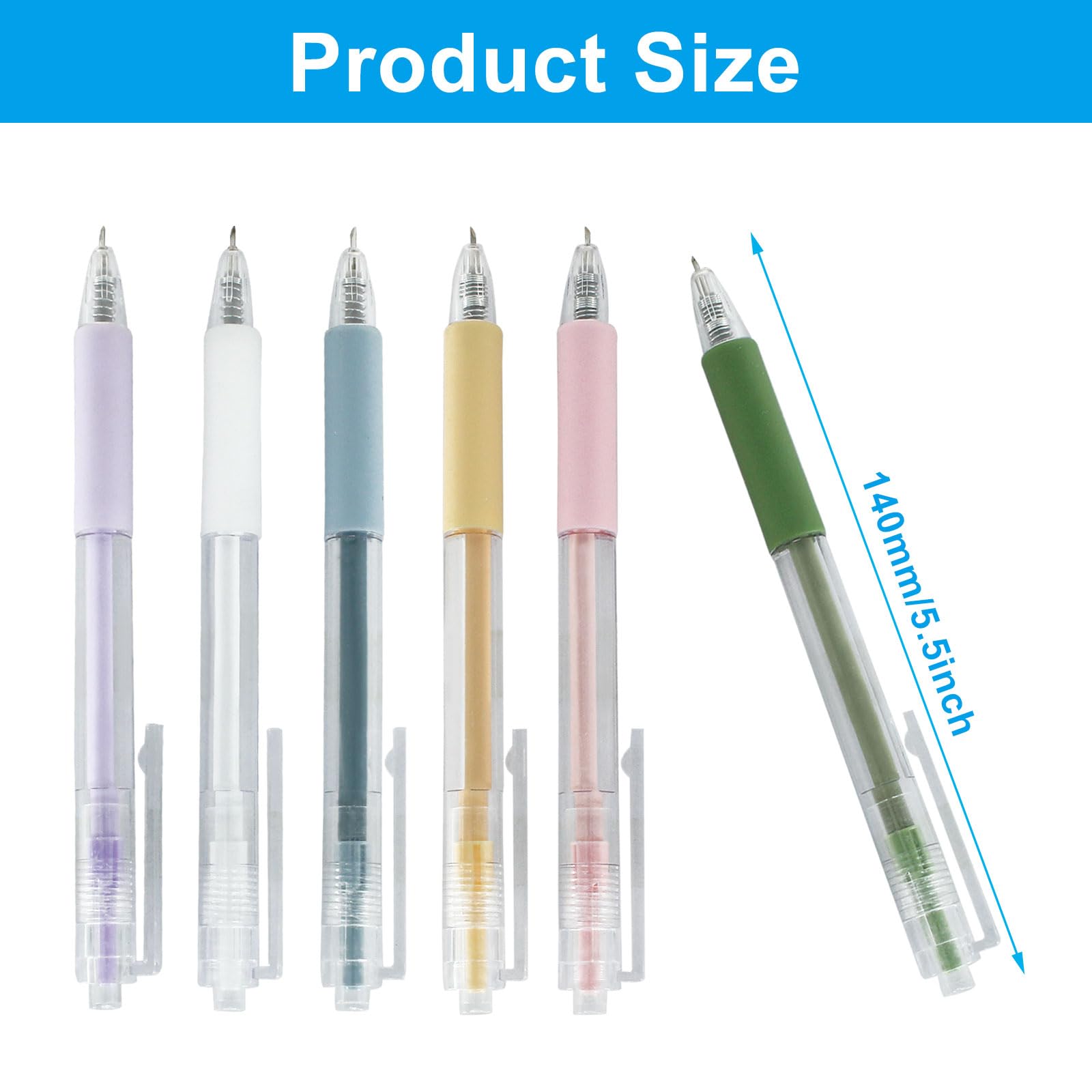 6Pcs Retractable Craft Knife Pens - Precision Paper Cutting Tools for Scrapbooking, Card Making & DIY Art Projects (6 Colors) - Perfect for Artists, Crafters & Hobbyists