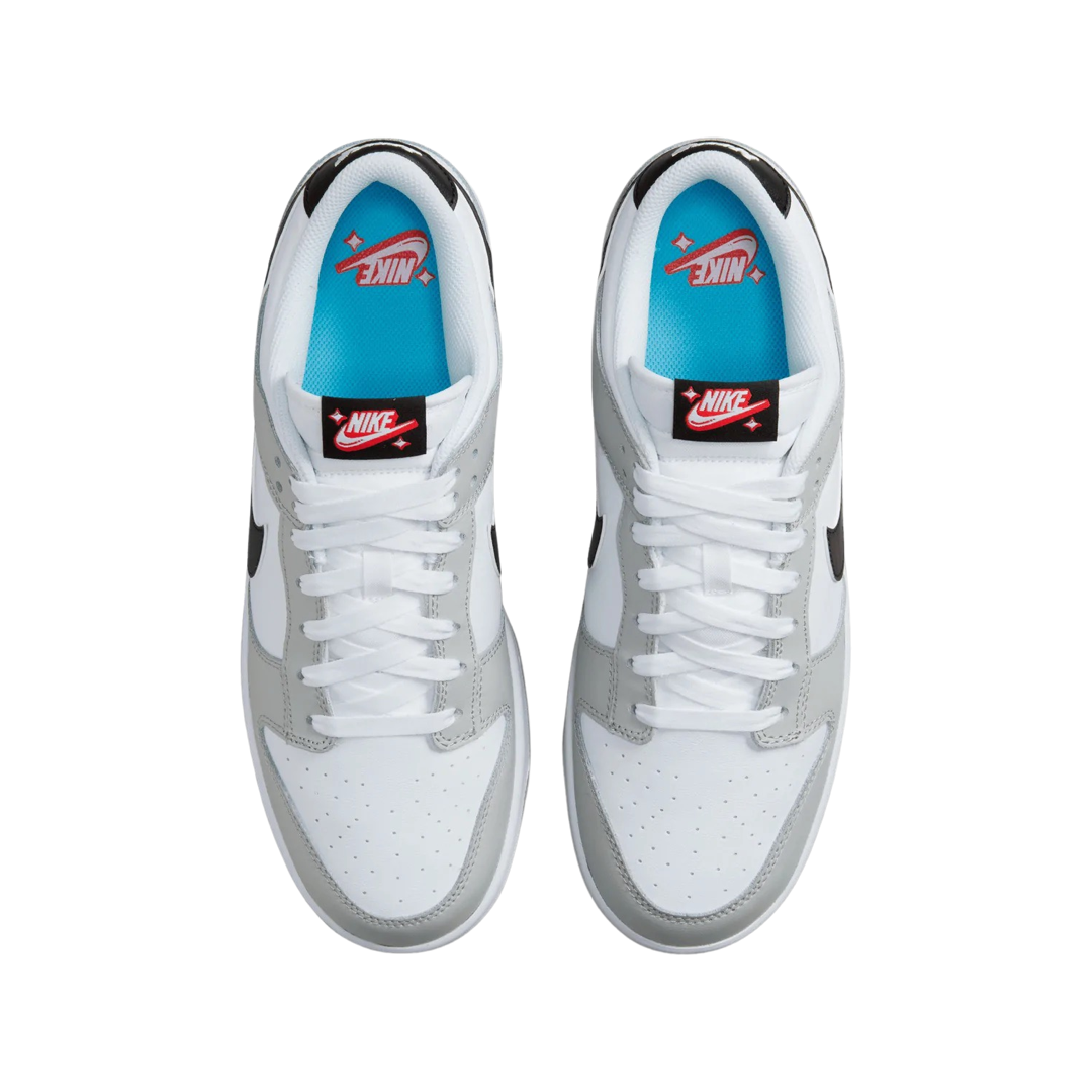 Nike Dunk Low Retro Men's Sneakers - Jackpot Grey Fog Colorway | Casual Wear, Street Style & Everyday Comfort