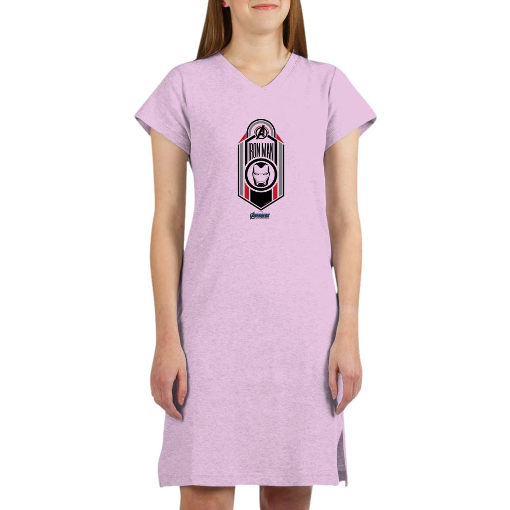 Iron Man Logo Nightshirt - Marvel Superhero Sleepwear for Men & Women - Perfect for Movie Nights, Cosplay & Gifts