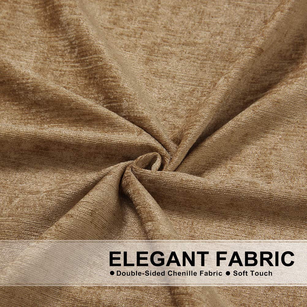 ELKCA Elegant Coffee Valance with 2 Hollow Swags & Curtain - Perfect for Living Room, Bedroom, and Kitchen Window Decor