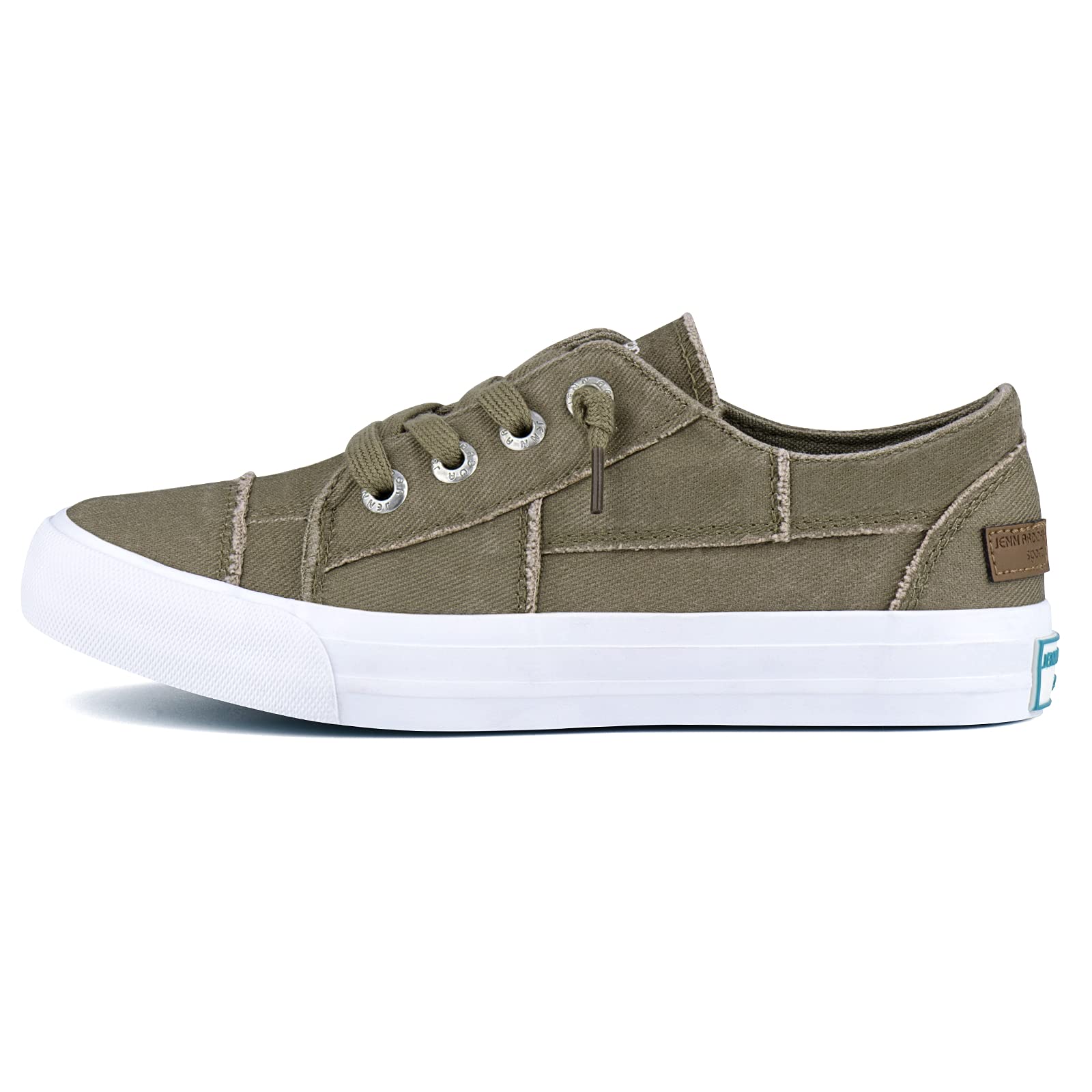 JENN ARDOR Women's Slip On Canvas Sneakers - Low Top Comfortable Walking Flats | Casual Fashion Shoes for Everyday Wear, Travel & Outdoor Activities