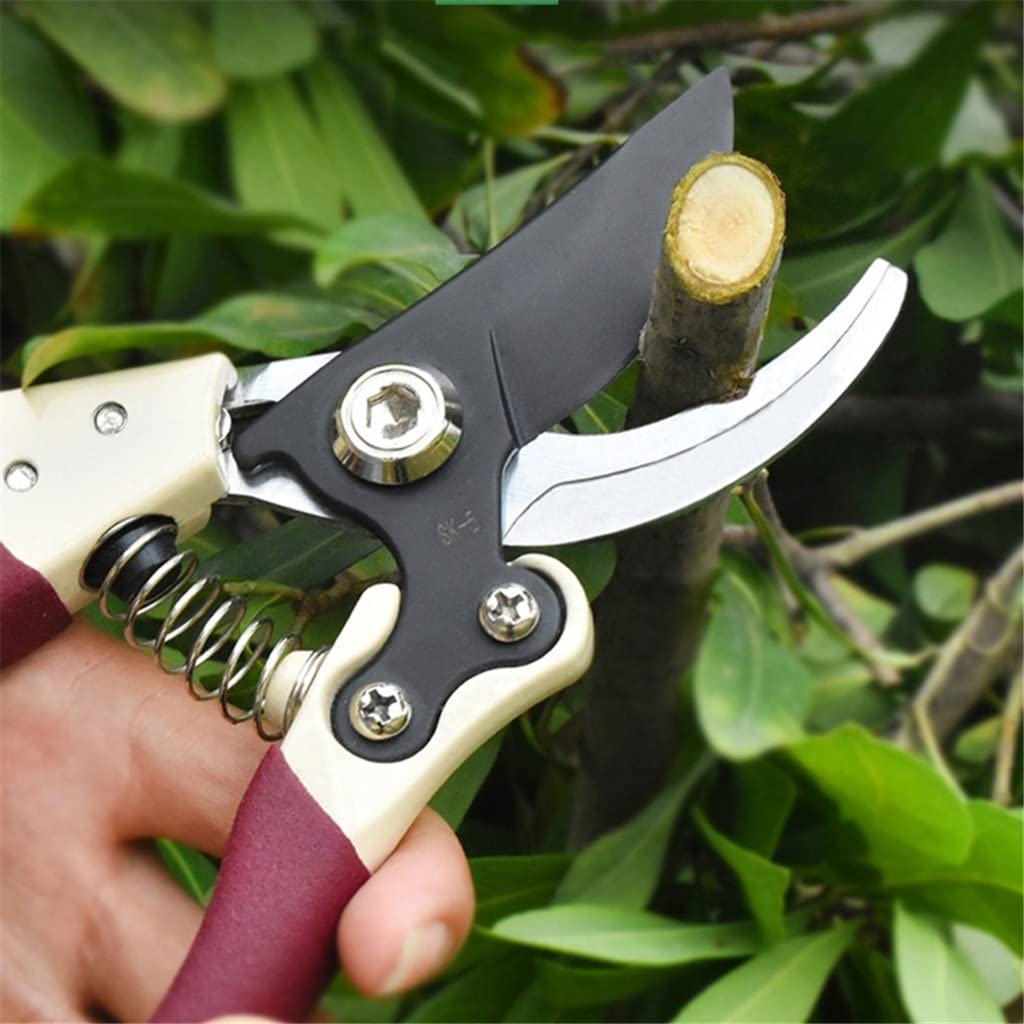 **Premium Garden Scissors - Heavy Duty Pruning Shears for Cutting Branches, Trimming Trees, and Harvesting Fruits & Flowers - Ideal for Farming, Potted Plants, and Home Gardening**