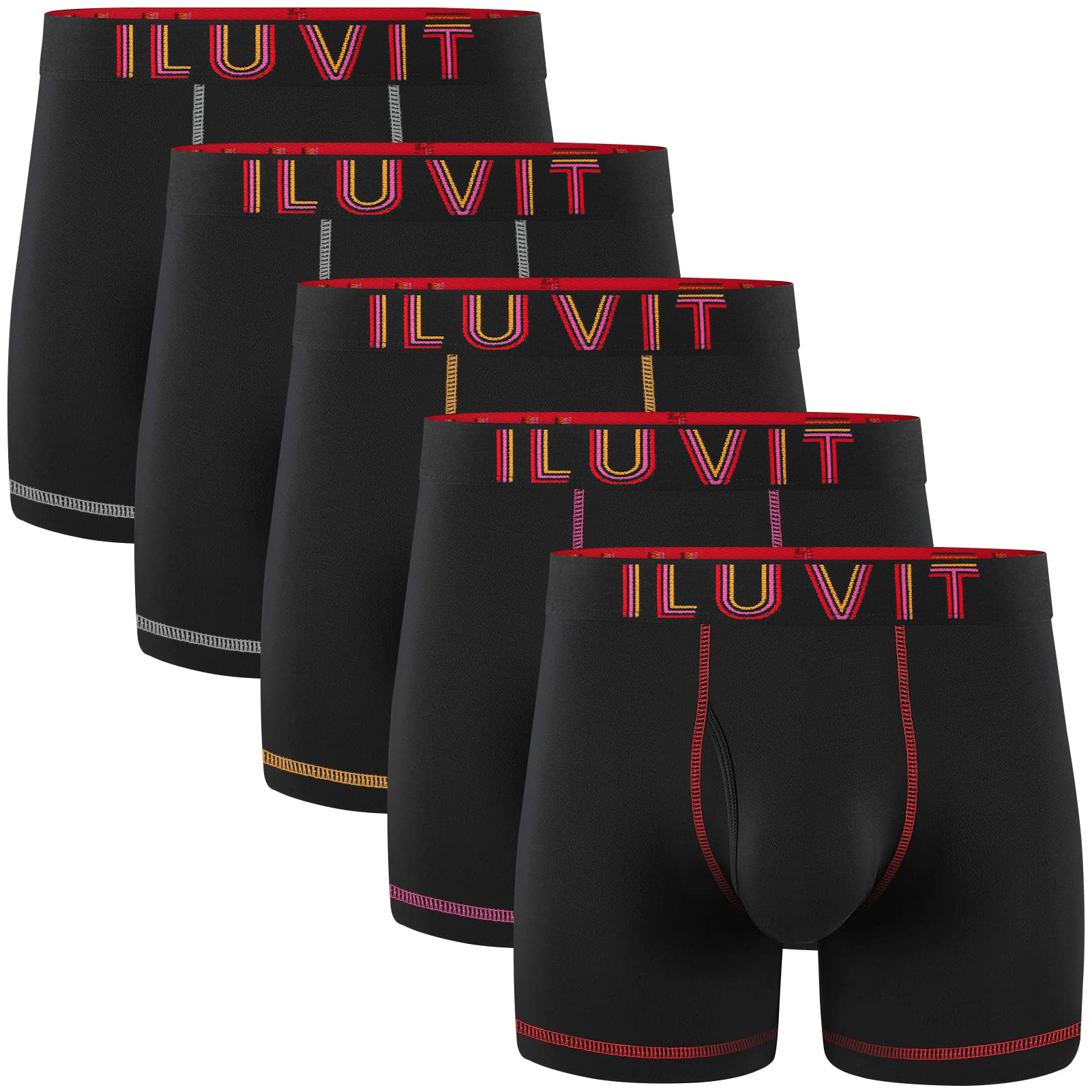 **Natural Feelings Men's Soft Cotton Boxer Briefs with Open Fly - 3-Pack Comfort Underwear for Everyday Wear & Active Lifestyles**