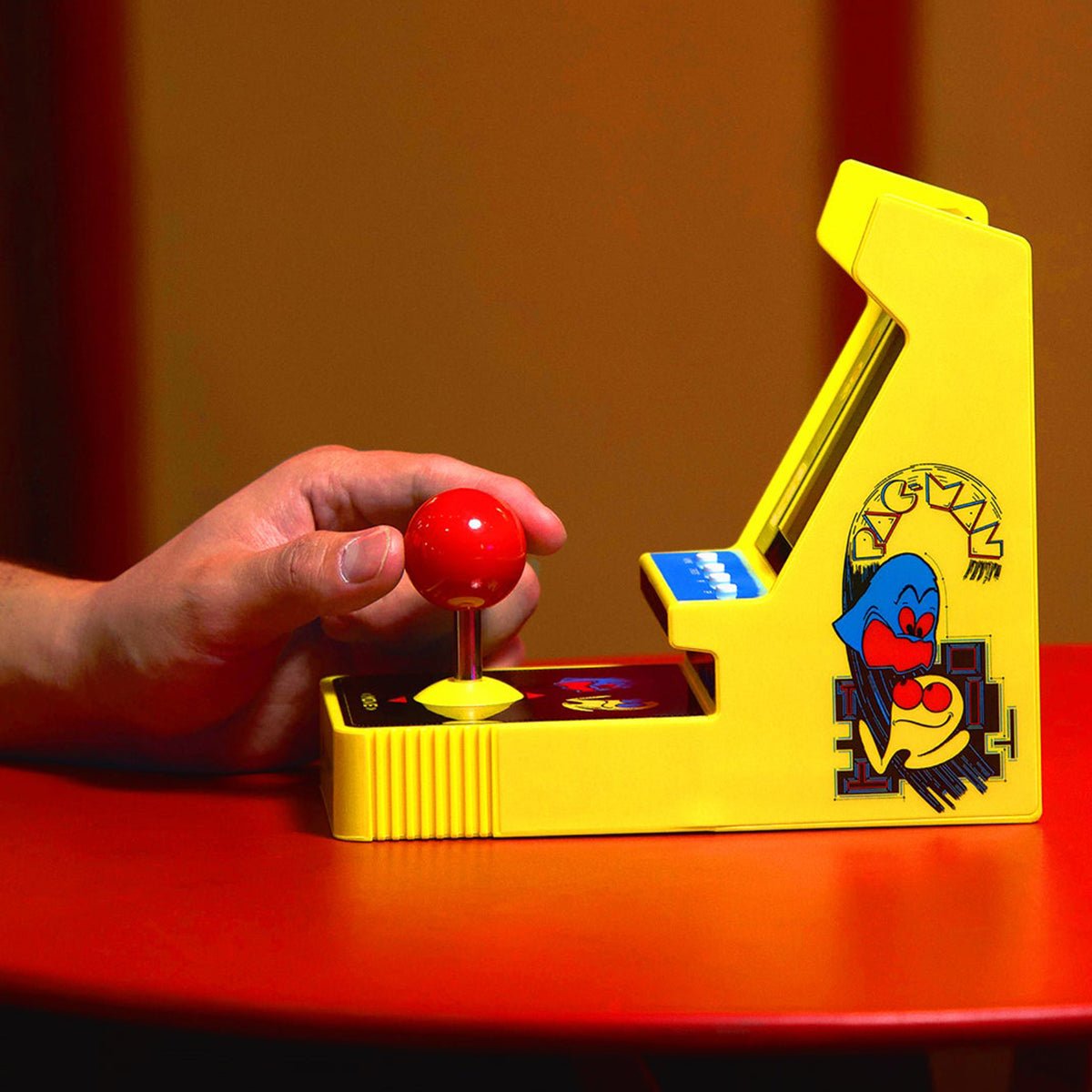 MyArcade PAC MAN Retro Arcade Joystick Player - Classic Mini Arcade Game Machine with 8 Games, USB Powered for Home & Office Entertainment - Perfect for Gamers, Collectors and Nostalgic Gift Giving