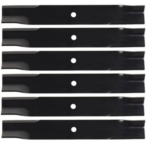 (6 Pack) Premium High Lift Replacement Lawn Mower Blades - Fits Husqvarna, Jacobsen, Kees, Snapper Models 363055 & 53-910-57-12 | 18
