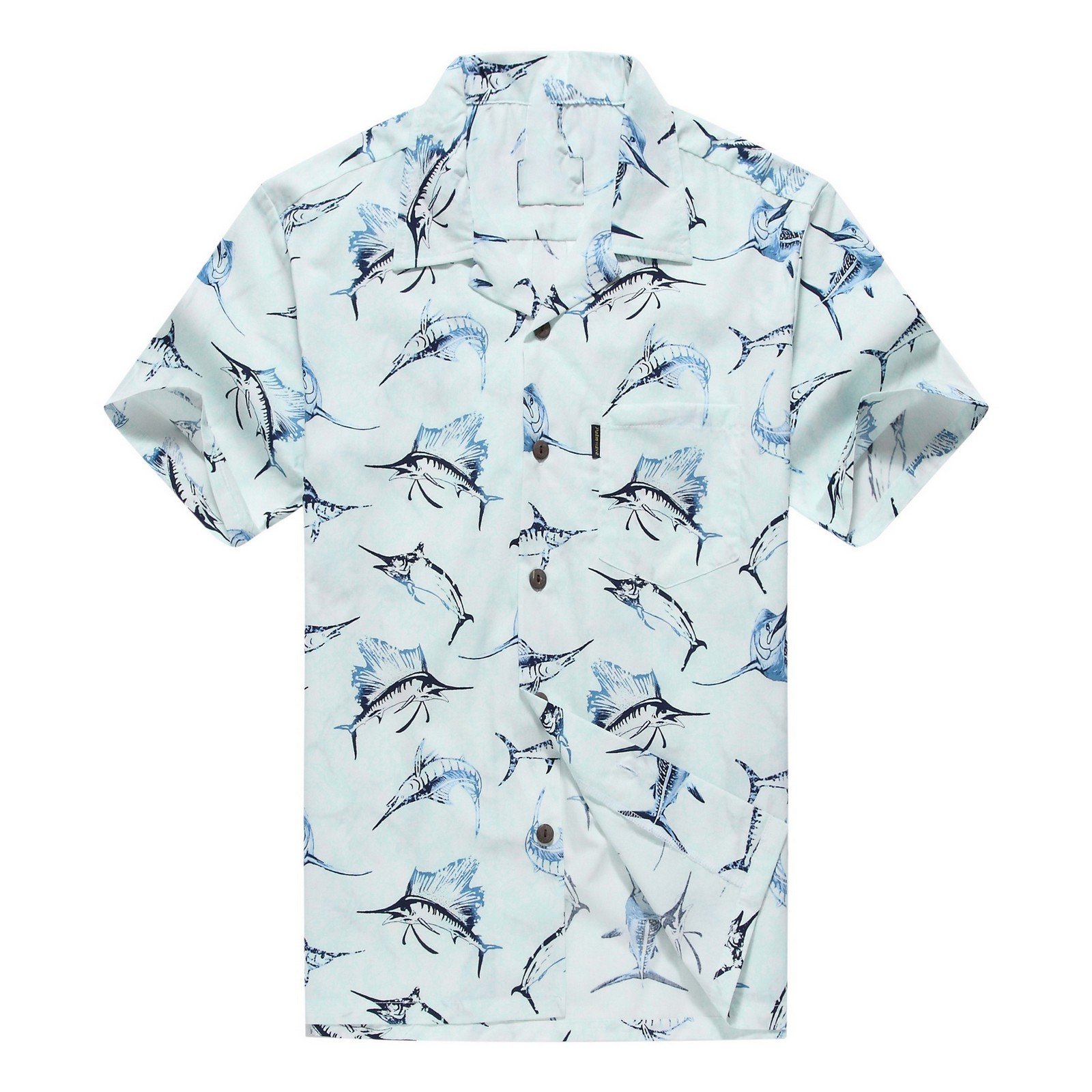 Hawaiian Aloha Shirt for Men - Tropical Floral Print Short Sleeve Button Down Shirt - Perfect for Beach Parties, Luaus & Summer Vacations