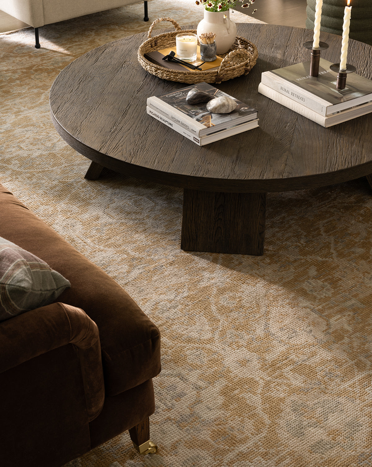 Vanderwood Hand Knotted Wool Rug - Premium Handmade Area Rug for Living Room, Bedroom & Dining Room - Soft & Durable Home Decor
