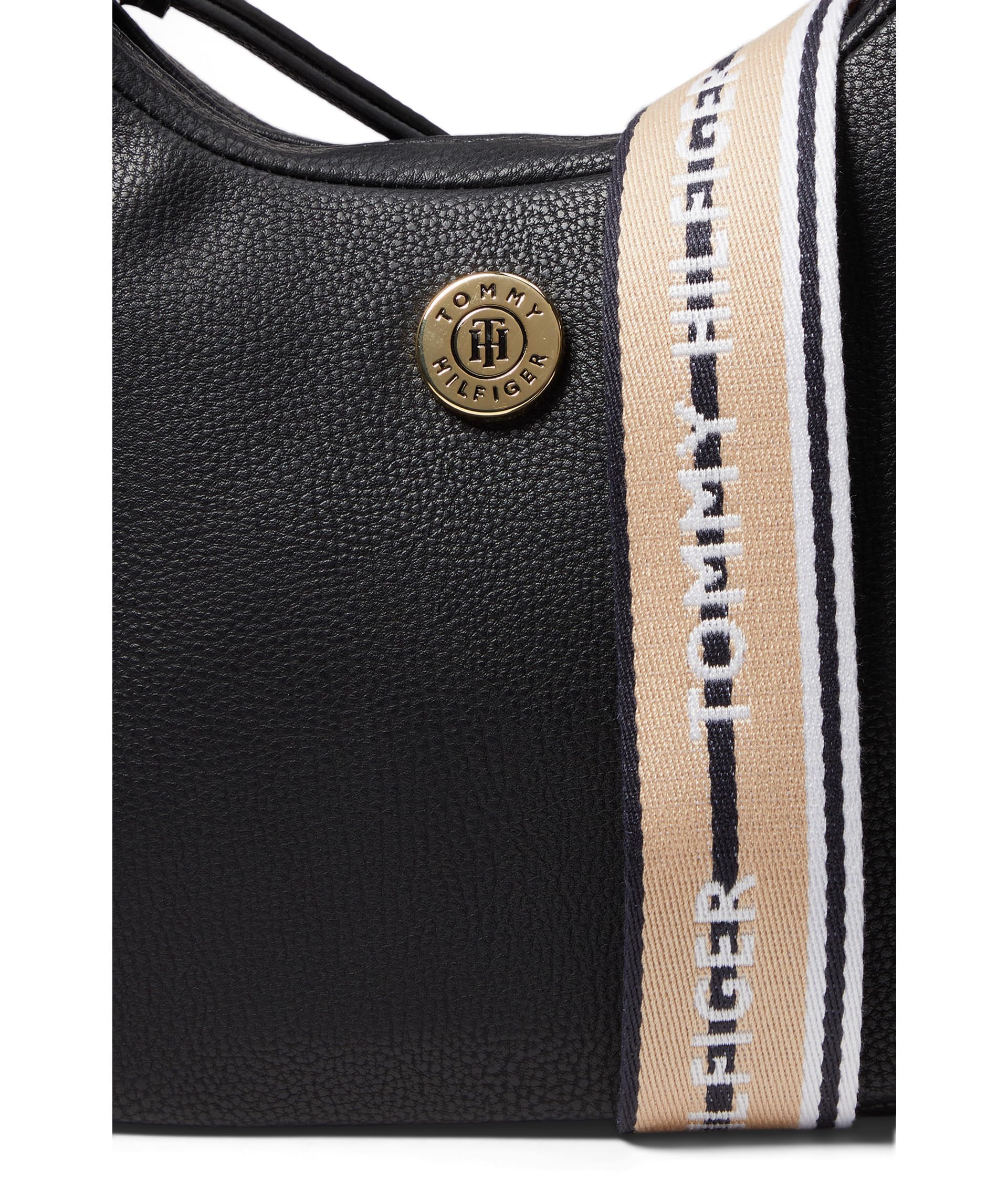 Tommy Hilfiger Women's Sylvie II Hobo Crossbody Bag for Work & Travel