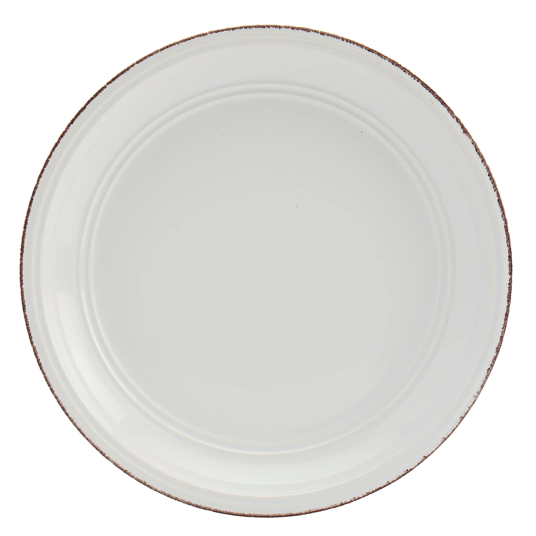 12-Piece White Farmhouse Dinnerware Set - Solid Round Ceramic Plates, Bowls & Mugs - Microwave Safe - Perfect for Family Dinners, Holiday Gatherings & Rustic Kitchen Decor