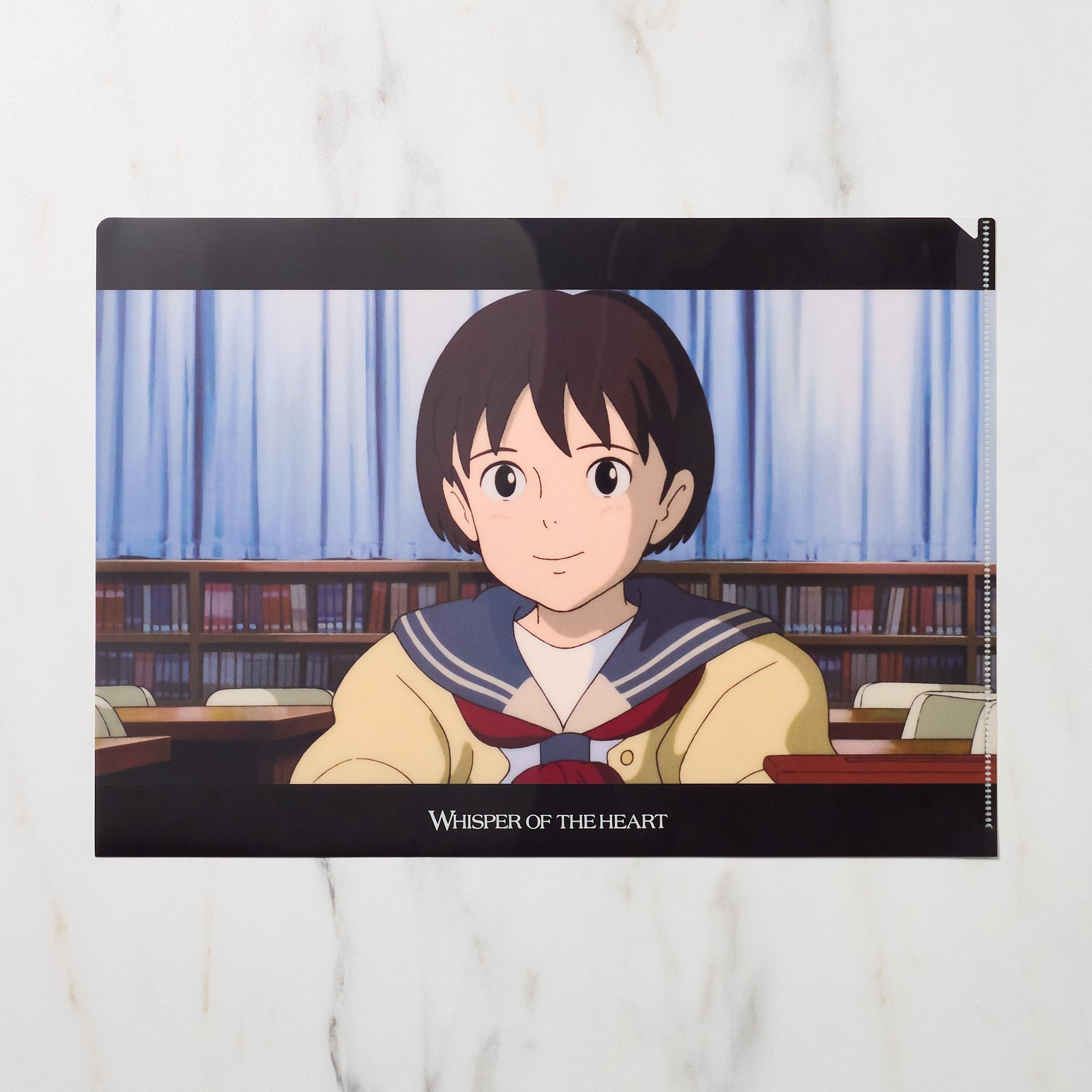Studio Ghibli Whisper of the Heart A4 Clear File Folder - Anime Scenes Collection by Movic - Perfect for School, Office & Anime Fan Gifts