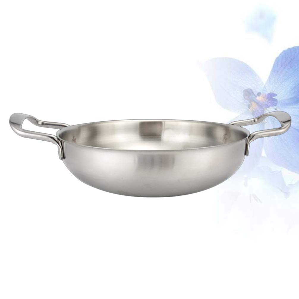 22cm Classic Everyday Tri-Ply Stainless Steel Skillet - Oven & Dishwasher Safe - Compatible with All Cooktops - Perfect for Sautéing, Frying & Baking