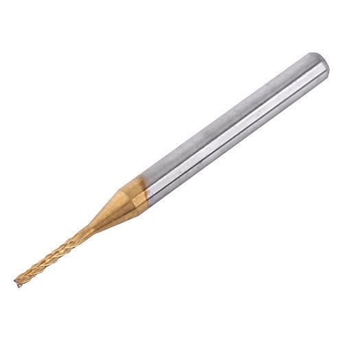 Carbide End Mill Bits 1.0-3.175mm for CNC PCB Engraving & Milling