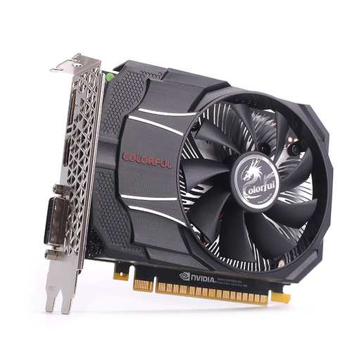COLORFUL GTX1050 Mini OC 2GB GDDR5 128-Bit Gaming Graphics Card - 1354/1455MHz Boost Clock, 7Gbps, PCIe 3.0 - Perfect for Esports, 1080p Gaming & VR Ready PC Builds