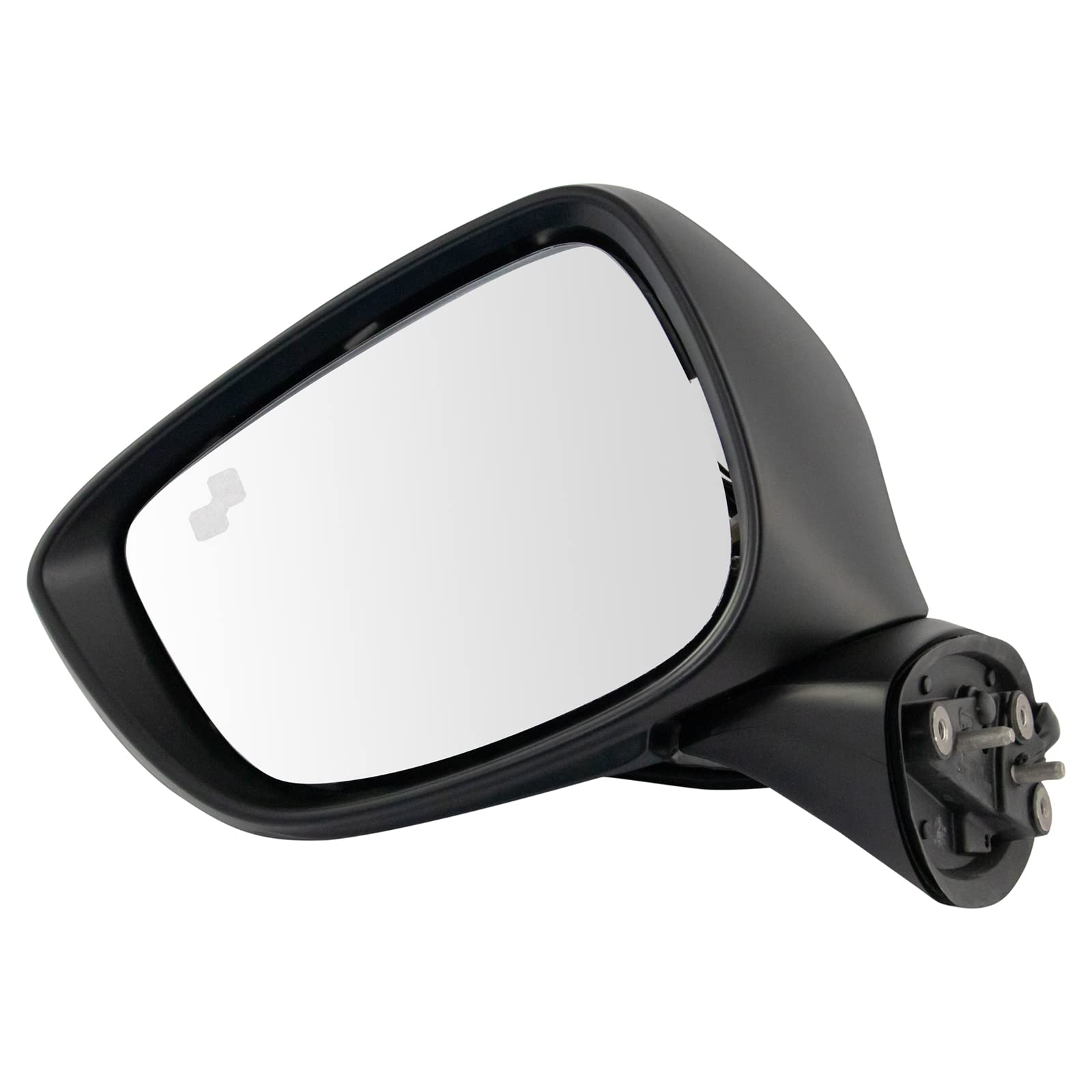 TRQ Left Side Mirror with Blind Spot Indicator - Compatible with 2015-2016 Mazda CX-5 (MA1320214) - No Heat - Perfect for Safe Lane Changes & Parking Assistance